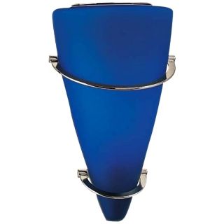Holtkoetter Indigo Blue 11 ½” High Cone Wall Sconce   #G3497