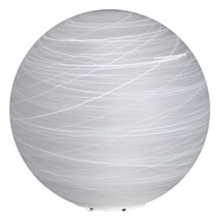 Besa Sphere Series 11 3/8" High Cocoon Glass Accent Lamp   #H2718