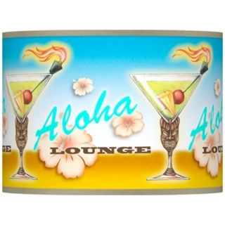 Aloha Lounge Giclee Lamp Shade 13.5x13.5x10 (Spider)   #37869 W8820