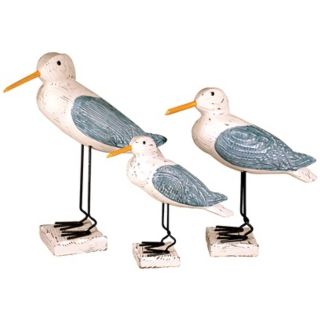 Set of Three Decorative Shore Birds   #M1828