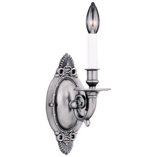 Pewter Finish 12" High Wall Sconce   #92333