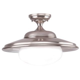 Independence Collection 19” Wide Satin Nickel Ceiling Light   #F5567