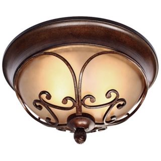 Loretto Collection Russet Bronze 14 1/2" Wide Ceiling Light   #R3369