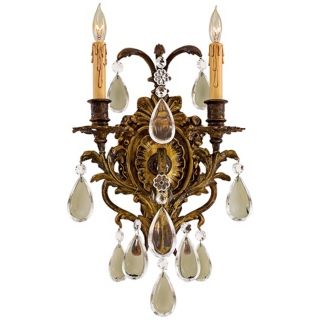 Metropolitan Collection 15 3/4" High 2 Light Wall Sconce   #R5504