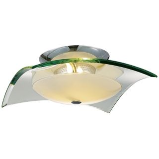 Curva Chrome 16" Wide 3 Light Ceiling Light   #H5046