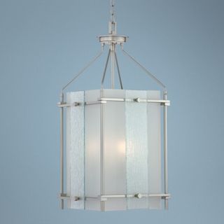 Quoizel Bailey Wave Glass 12 1/2" Wide 4 Light Pendant Light   #V1850