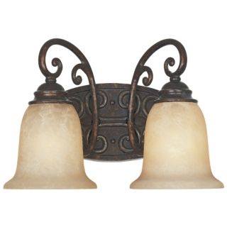 Amherst Collection Burnt Umber 14" Wide Bathroom Wall Light   #M5980