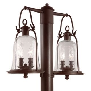 Owings Mill Collection 21" Wide Outdoor Double Post Light   #58373