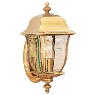 Gladiator Collection Brass 14 3/4" High Outdoor Wall Light   #09956