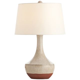 Arteriors Home Tavia Terracotta Oak White Table Lamp   #V5409