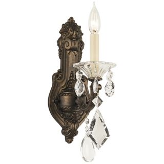 Schonbek La Scala Collection 16" High Crystal Wall Sconce   #N4566