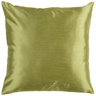 Surya 18" Square Avocado Green Throw Pillow   #V3044