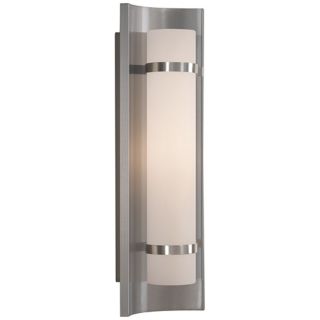 Murray Feiss Colin Brushed Steel 18 1/2" High Wall Sconce   #M8188