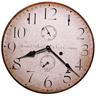 Howard Miller Original III 18" Wide Antique Wall Clock   #X5319