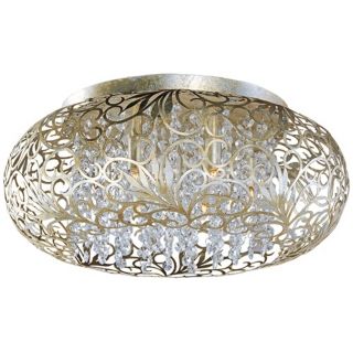 Maxim Arabesque Golden Silver Flushmount Ceiling Light   #T2048