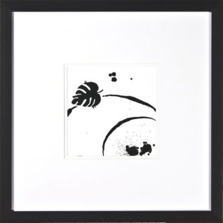 Leaf Silhouette III Under Glass 20" Square Wall Art   #H1877