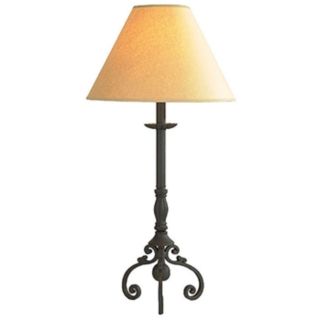Tripod Iron Scroll Table Lamp   #67645