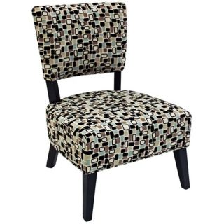 Funky Mosaic Club Chair   #X2508