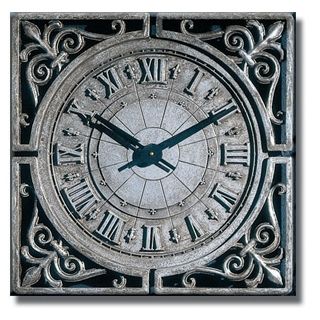 New Orleans French Quarter 22" Wide Square Wall Clock   #M0279