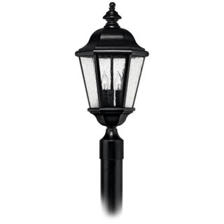 Hinkley Edgewater Black 20 1/2" High Outdoor Post Light   #39571