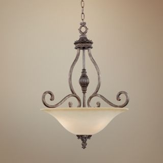 Detailed Accents 20" Wide Scavo Glass Pendant Chandelier   #M1849