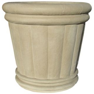 22" Slate Gray Roman Urn Planter   #T6888