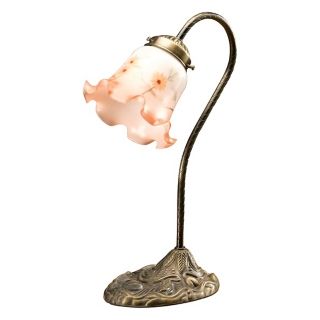 Tulip Art Glass Accent Lamp   #M1585