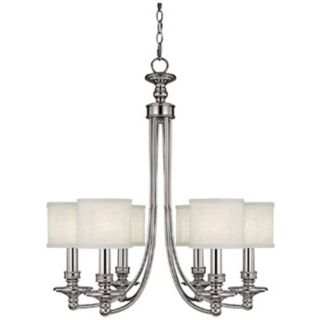 Brushed Steel, Medium 23   30 In. Wide Chandeliers