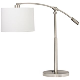 Kichler Cantilever Brushed Nickel Swing Arm Table Lamp   #P5869