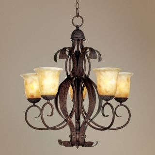 High Country Collection 25" Wide 5 Light Chandelier   #34633
