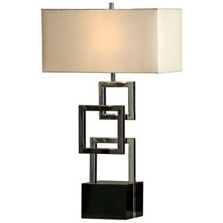 Nova Cuadros Gloss Black Table Lamp   #R4253