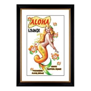 Aloha Mermaid Giclee 41 3/8" High Wall Art   #33822 80384