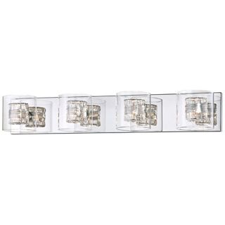 Wrapped Wire 30 3/4" Wide 4 Light Bathroom Light   #T8919