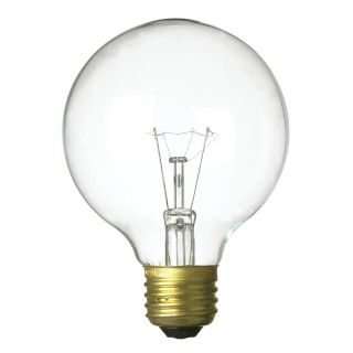 60 Watts G 25 Clear Light Bulb   #25157