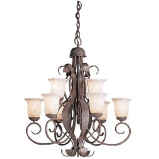 High Country Collection 35" Wide 9 Light Chandelier   #34605