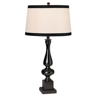 Metro Black Cherry Spindle Table Lamp   #H3009