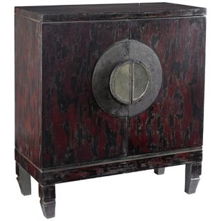 Mahogany Red Console Cabinet   #G9241