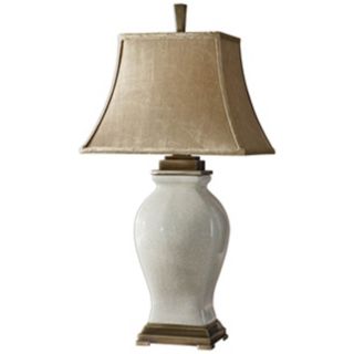 Uttermost Rory Ivory and Coffee Table Lamp   #R3653