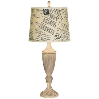 Kathy Ireland Grand French Literature Table Lamp   #R5973