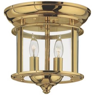 Hinkley Gentry Collection Brass 9" Wide Ceiling Light   #K3235