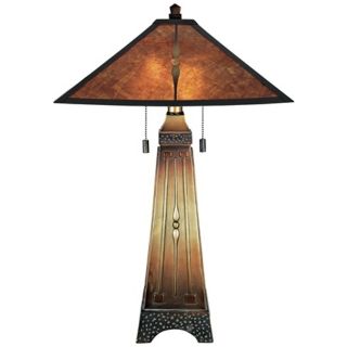 Amber Mica Table Lamp   #19157