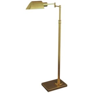 Orland Antique Brass Adjustable Pharmacy Floor Lamp   #V0561