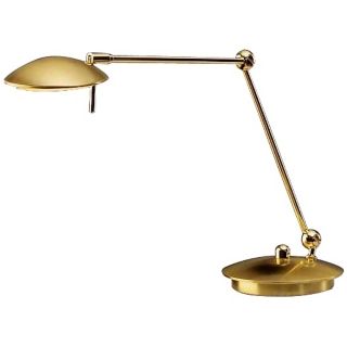Brushed Brass Adjustable Holtkoetter Pharmacy Desk Lamp   #U6647