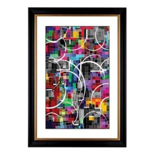 Giclee Neon Vapor 41 3/8" High Wall Art   #17062 80384