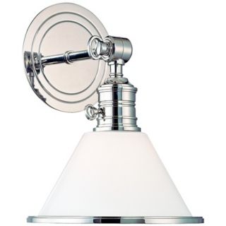 Garden City Polished Nickel Adjustable Wall Sconce   #T6523