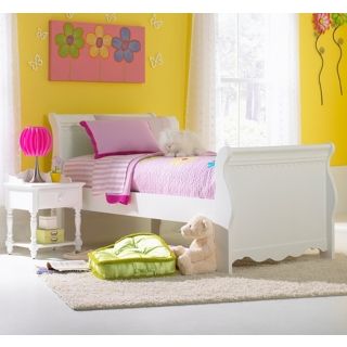 Hillsdale Lauren White Sleigh Bed   #T4270