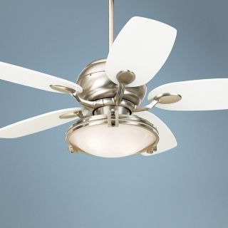 43" Casa Optima Brushed Steel Ceiling Fan with Remote   #86646 98721 15645 74782 74780