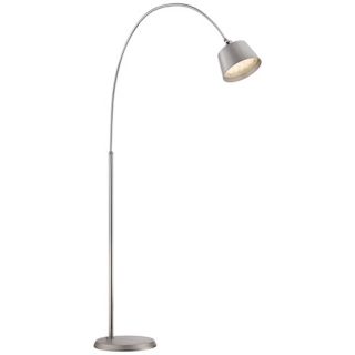 Possini Euro Chrome and Silver LED Arc Floor Lamp   #W7395