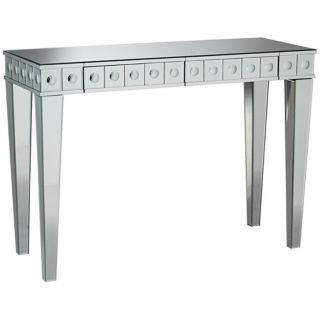 Stella 2 Drawer Mirror Sofa Table   #W8172