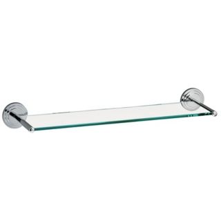 Gatco Marina Glass and Chrome Vanity Wall Shelf   #R7734